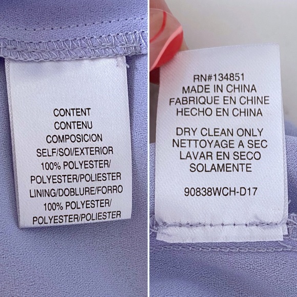 WAYF Sleeveless Plunge V Neck Dress Periwinkle NWT • S - Picture 8 of 9